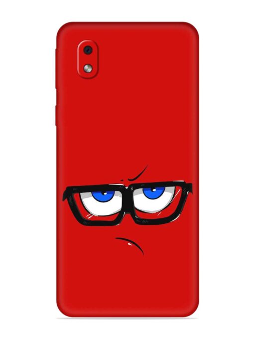 Rad Angry Face Embossed Soft Silicone Case for Samsung Galaxy M01 Core