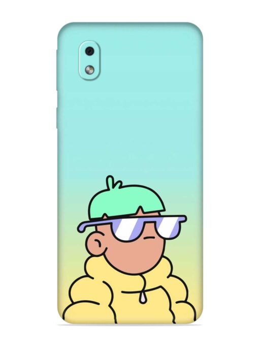 Doodles Cool Character Embossed Soft Silicone Case for Samsung Galaxy M01 Core Zapvi