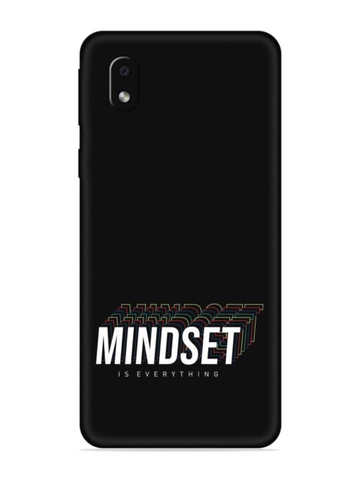 Mindset Everything Slogan Embossed Soft Silicone Case for Samsung Galaxy M01 Core