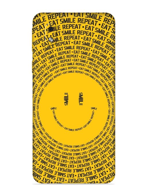 Smiley Embossed Soft Silicone Case for Samsung Galaxy M01 Core