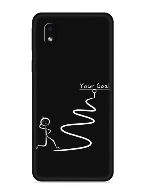 Your Goal Embossed Soft Silicone Case for Samsung Galaxy M01 Core Zapvi