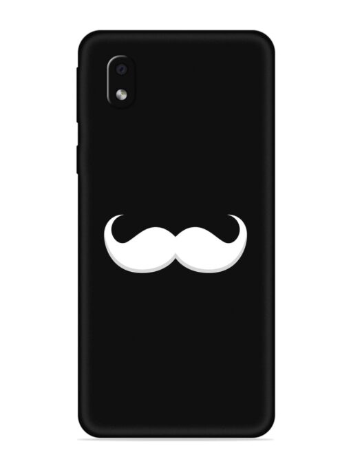 Mustache Vector Embossed Soft Silicone Case for Samsung Galaxy M01 Core