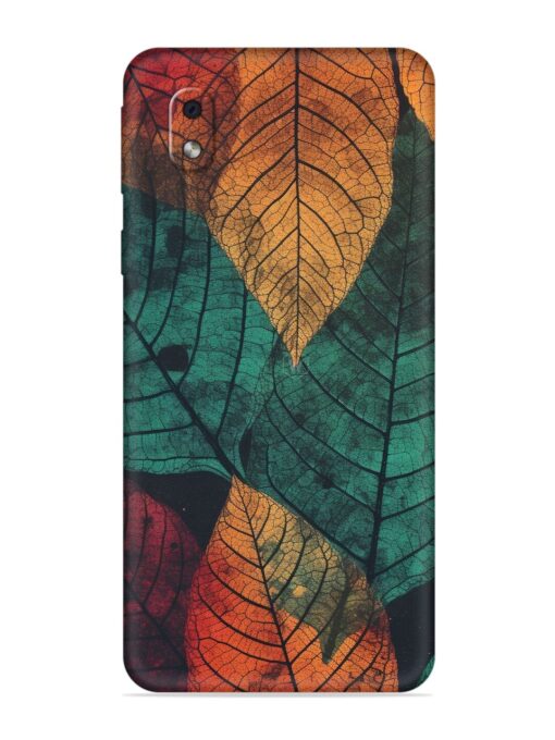 Leaves Artwork Embossed Soft Silicone Case for Samsung Galaxy M01 Core