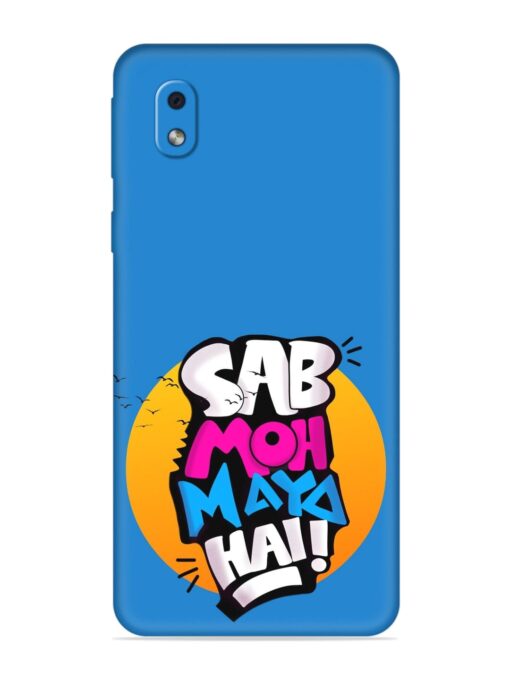 Sab Moh Moya Embossed Soft Silicone Case for Samsung Galaxy M01 Core Zapvi