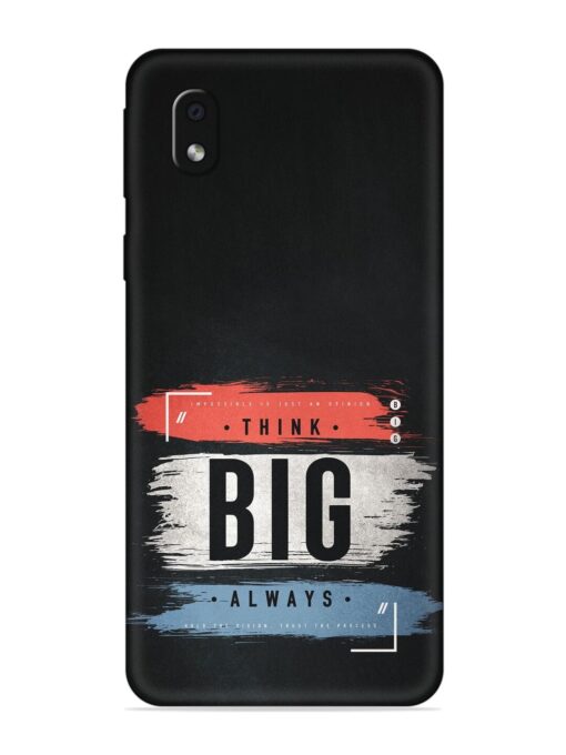 Think Big Always Embossed Soft Silicone Case for Samsung Galaxy M01 Core Zapvi