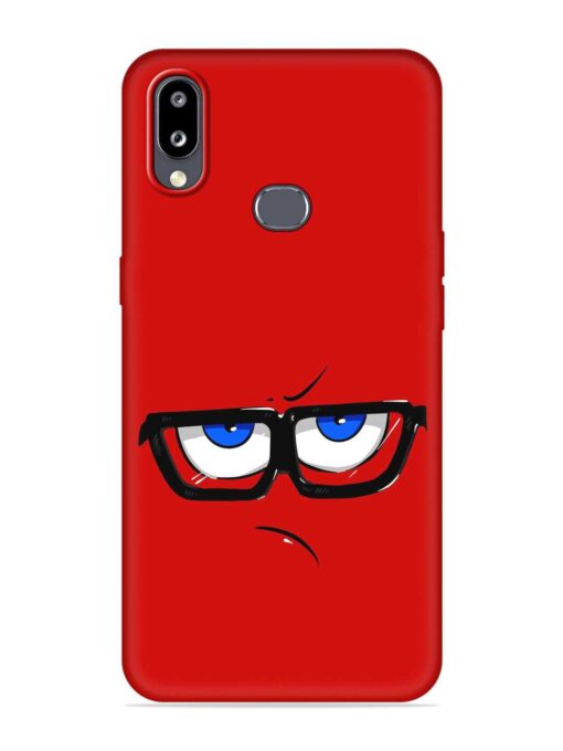 Rad Angry Face Embossed Soft Silicone Case for Samsung Galaxy M01S