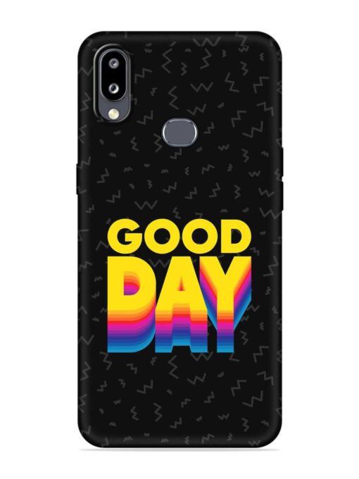 Good Day Embossed Soft Silicone Case for Samsung Galaxy M01S Zapvi