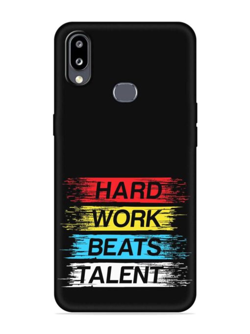 Hard Work Beats Embossed Soft Silicone Case for Samsung Galaxy M01S