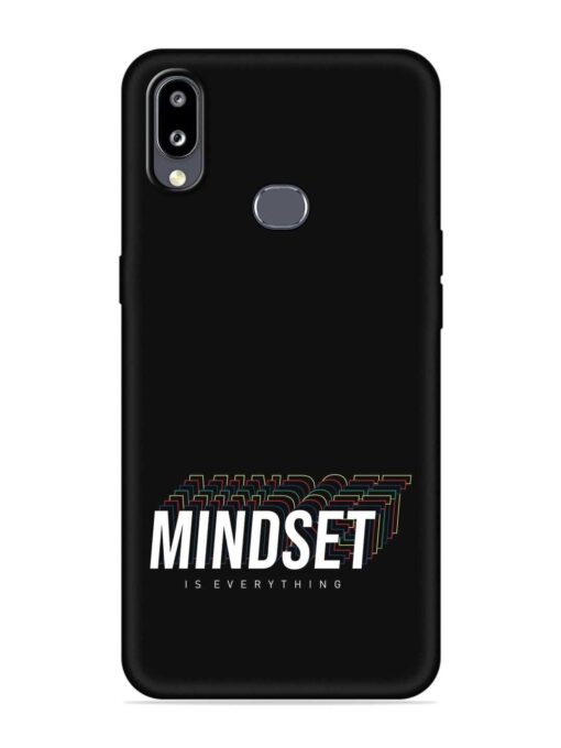 Mindset Everything Slogan Embossed Soft Silicone Case for Samsung Galaxy M01S Zapvi