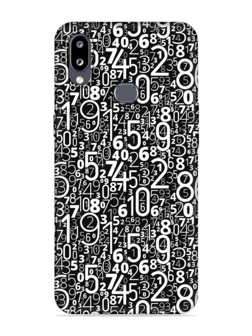 Many Numbers Different Embossed Soft Silicone Case for Samsung Galaxy M01S Zapvi