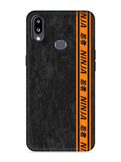 Ninja Srtips Embossed Soft Silicone Case for Samsung Galaxy M01S Zapvi