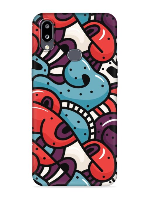 Seamless Backdrop Colorful Embossed Soft Silicone Case for Samsung Galaxy M01S