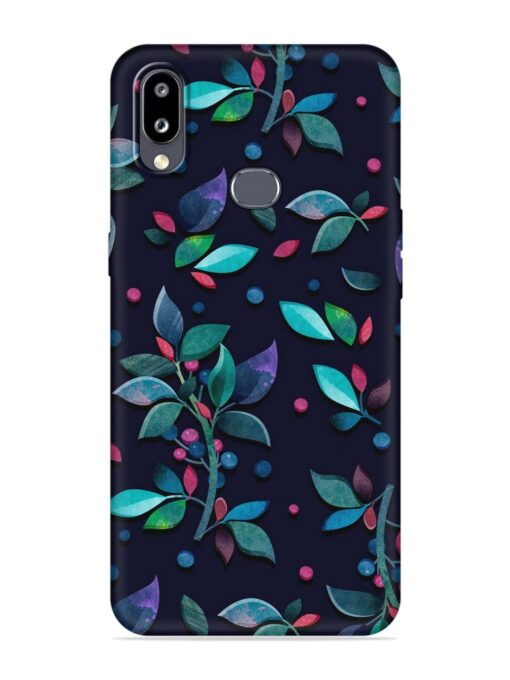 Decorative Watercolor Flower Embossed Soft Silicone Case for Samsung Galaxy M01S