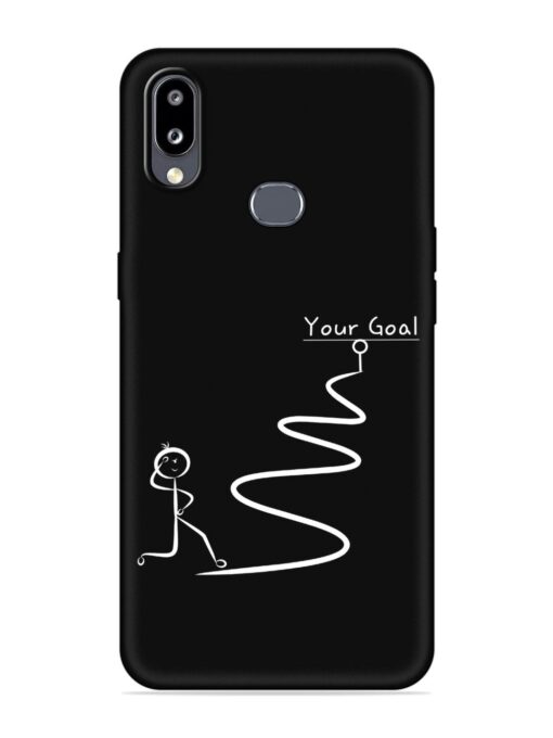 Your Goal Embossed Soft Silicone Case for Samsung Galaxy M01S Zapvi