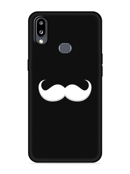 Mustache Vector Embossed Soft Silicone Case for Samsung Galaxy M01S Zapvi