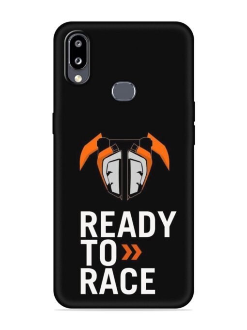 Ready To Race Embossed Soft Silicone Case for Samsung Galaxy M01S Zapvi