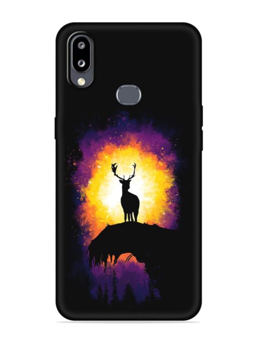 Elk Animal Art Embossed Soft Silicone Case for Samsung Galaxy M01S Zapvi