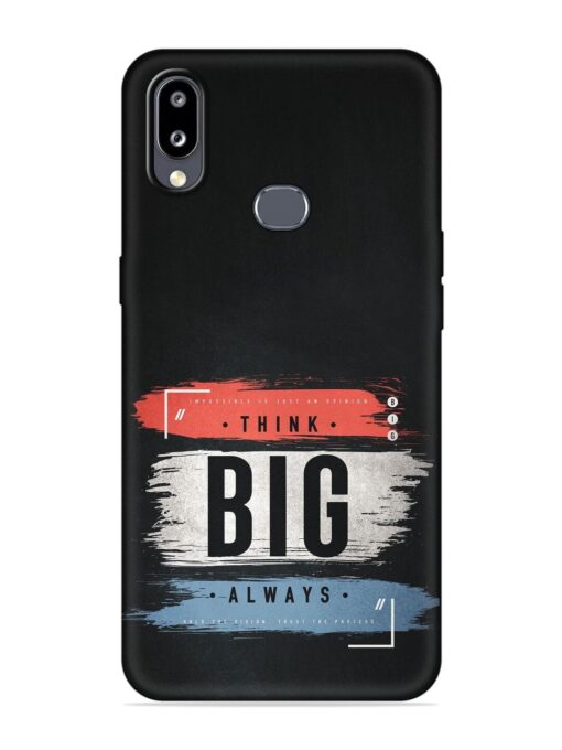 Think Big Always Embossed Soft Silicone Case for Samsung Galaxy M01S