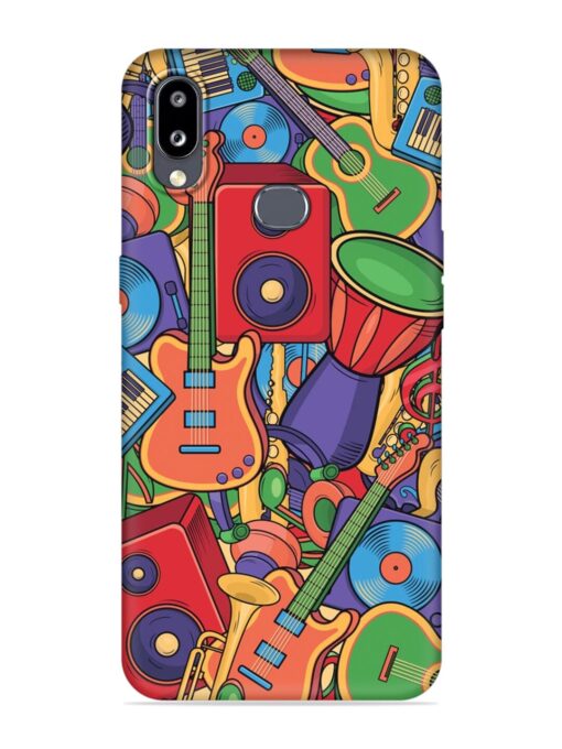 Colorful Music Art Embossed Soft Silicone Case for Samsung Galaxy M01S Zapvi