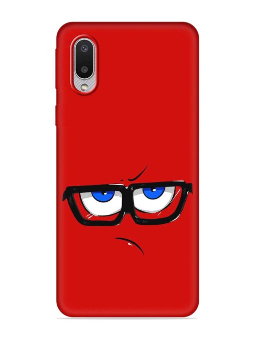 Rad Angry Face Embossed Soft Silicone Case for Samsung Galaxy M02