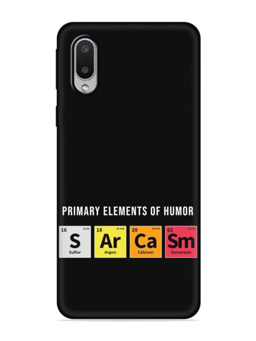 Primary Elements Humor Embossed Soft Silicone Case for Samsung Galaxy M02