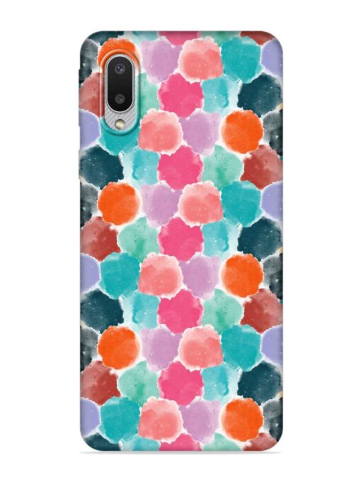 Colorful Seamless Pattern Embossed Soft Silicone Case for Samsung Galaxy M02 Zapvi