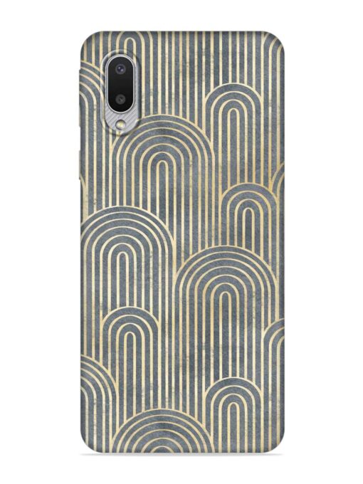 Art Deco Style Embossed Soft Silicone Case for Samsung Galaxy M02