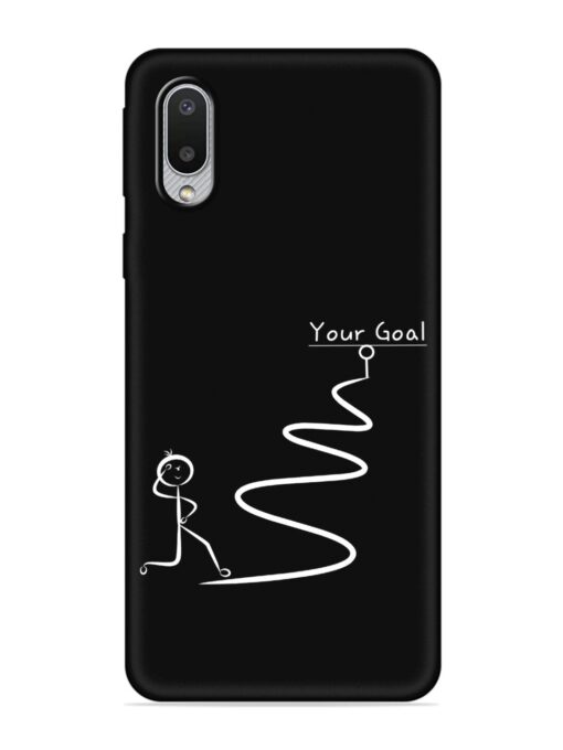 Your Goal Embossed Soft Silicone Case for Samsung Galaxy M02 Zapvi