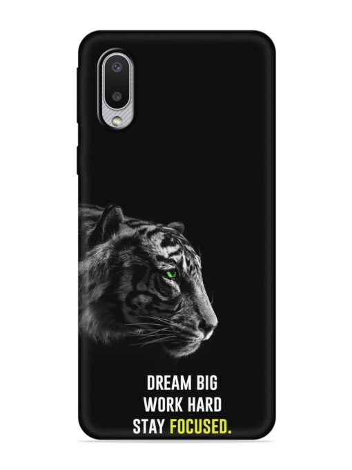 Dream Big Work Hard Embossed Soft Silicone Case for Samsung Galaxy M02 Zapvi