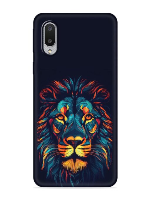 Colorful Lion Embossed Soft Silicone Case for Samsung Galaxy M02 Zapvi