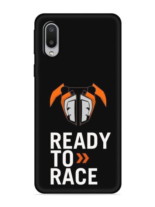 Ready To Race Embossed Soft Silicone Case for Samsung Galaxy M02