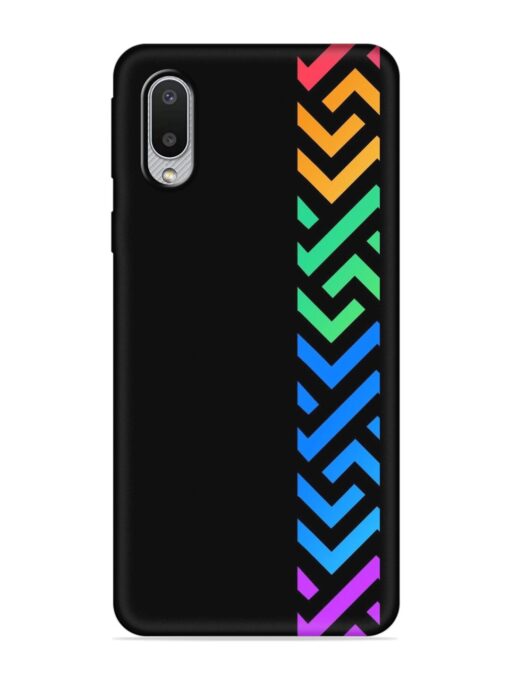 Colorshape Stripes Embossed Soft Silicone Case for Samsung Galaxy M02 Zapvi