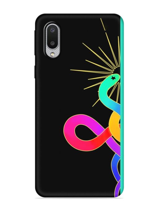 Art Geometric Abstraction Embossed Soft Silicone Case for Samsung Galaxy M02 Zapvi