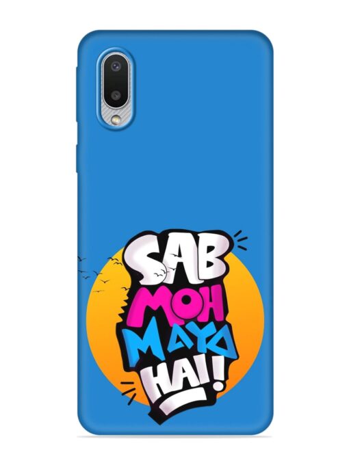 Sab Moh Moya Embossed Soft Silicone Case for Samsung Galaxy M02 Zapvi