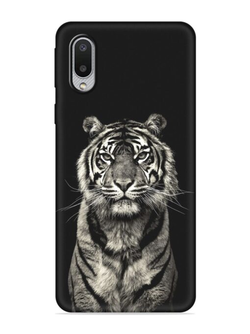 Tiger Art Embossed Soft Silicone Case for Samsung Galaxy M02