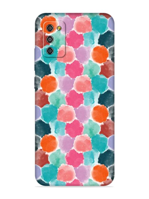 Colorful Seamless Pattern Embossed Soft Silicone Case for Samsung Galaxy M02S Zapvi