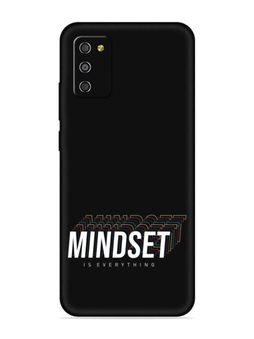 Mindset Everything Slogan Embossed Soft Silicone Case for Samsung Galaxy M02S Zapvi