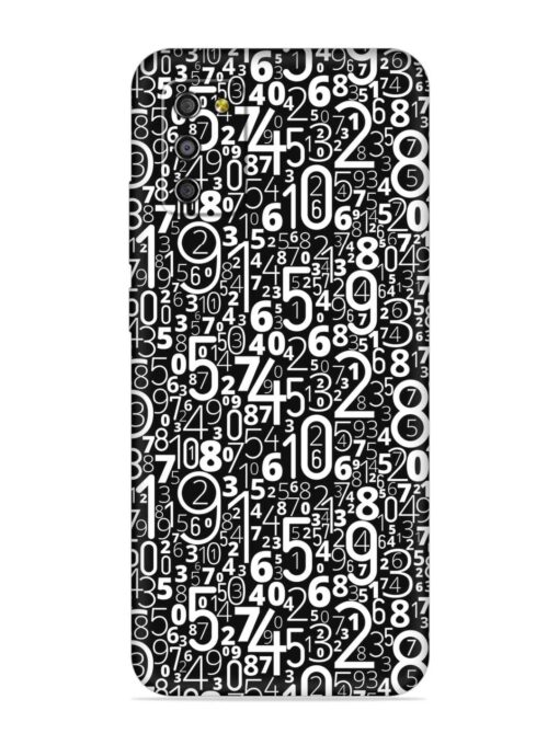 Many Numbers Different Embossed Soft Silicone Case for Samsung Galaxy M02S