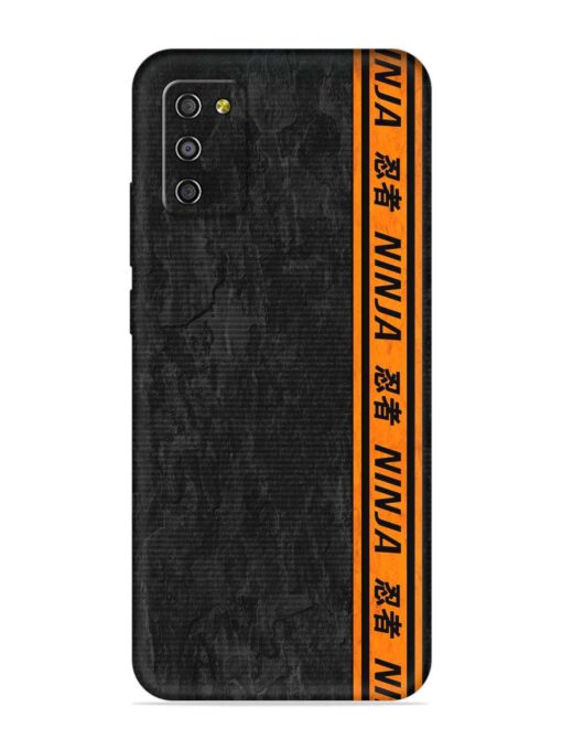 Ninja Srtips Embossed Soft Silicone Case for Samsung Galaxy M02S Zapvi