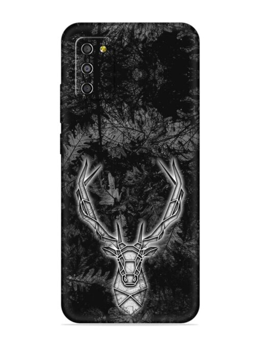 Ancient Deer Embossed Soft Silicone Case for Samsung Galaxy M02S Zapvi