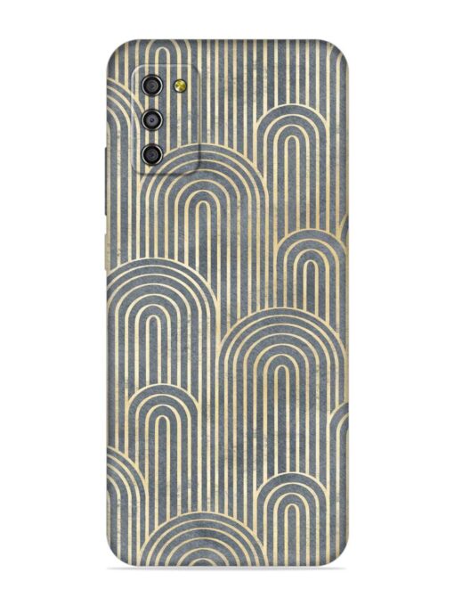 Art Deco Style Embossed Soft Silicone Case for Samsung Galaxy M02S Zapvi