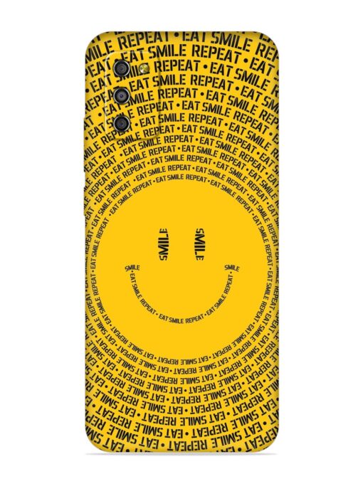 Smiley Embossed Soft Silicone Case for Samsung Galaxy M02S Zapvi