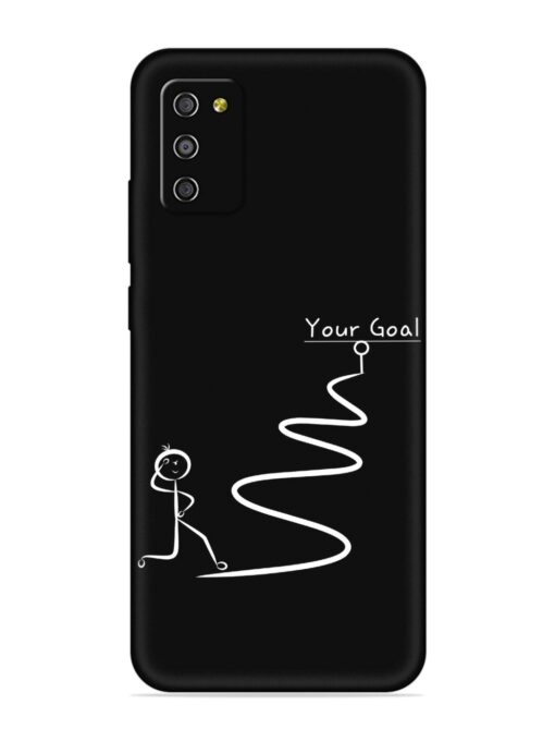 Your Goal Embossed Soft Silicone Case for Samsung Galaxy M02S