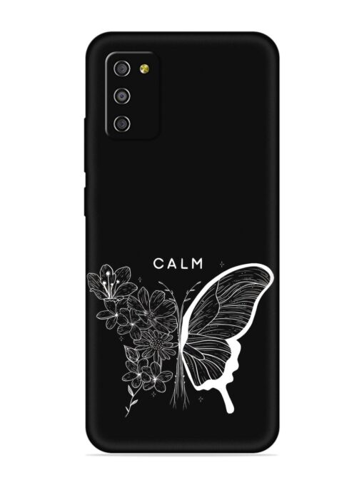 Calm Embossed Soft Silicone Case for Samsung Galaxy M02S