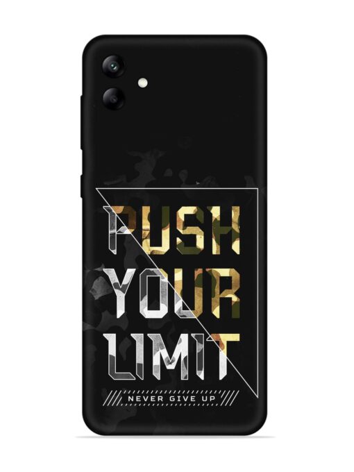 Push Your Limits Embossed Soft Silicone Case for Samsung Galaxy M04