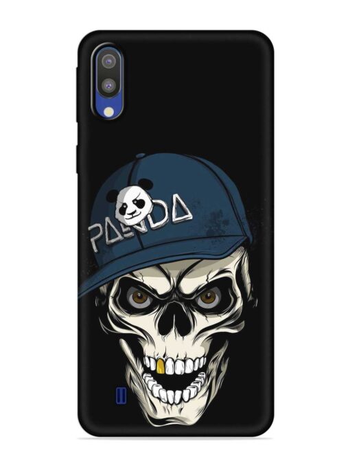 Panda Skull Embossed Soft Silicone Case for Samsung Galaxy M10