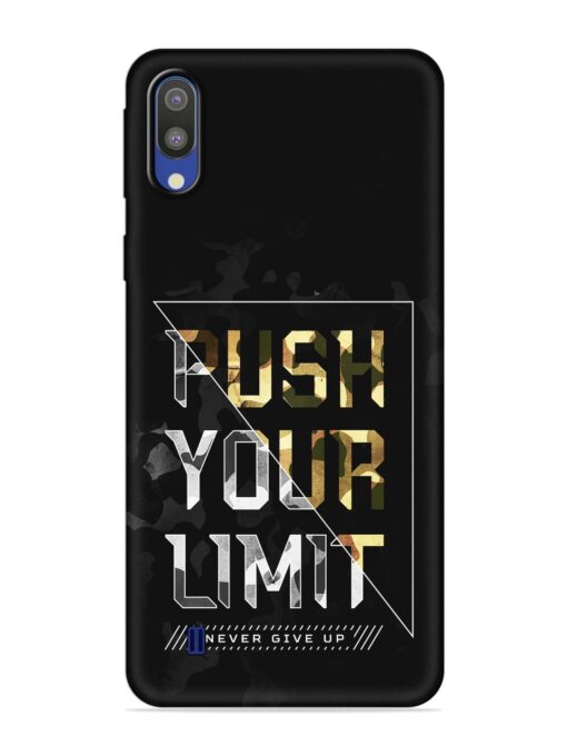 Push Your Limits Embossed Soft Silicone Case for Samsung Galaxy M10 Zapvi