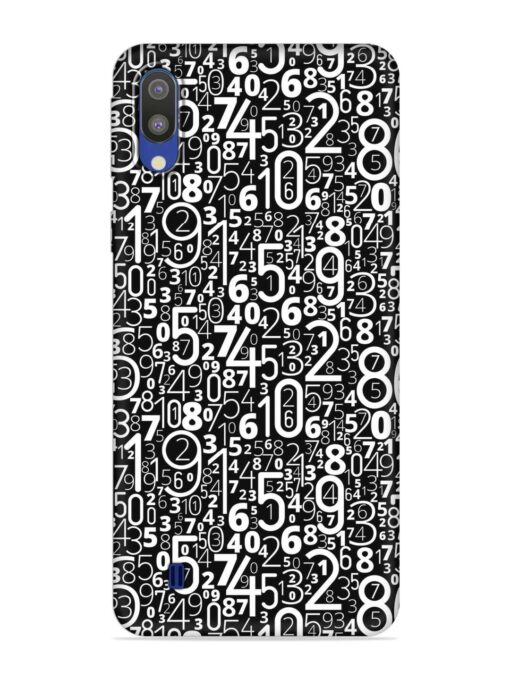 Many Numbers Different Embossed Soft Silicone Case for Samsung Galaxy M10