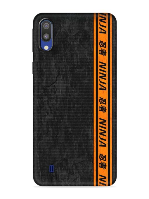 Ninja Srtips Embossed Soft Silicone Case for Samsung Galaxy M10