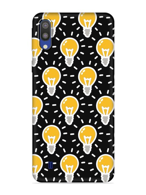 Light Bulb Seamless Embossed Soft Silicone Case for Samsung Galaxy M10 Zapvi